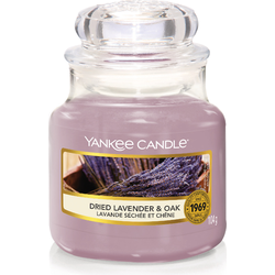 Yankee Candle Dried Lavender & Oak Kaars klein