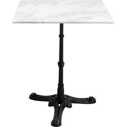 Bistro Tafel Kaffeehaus White 60x60cm