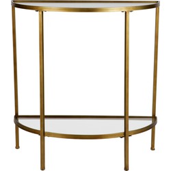 BePureHome Goddess Sidetable - Metaal - Antique Brass - 75x37x75