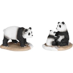 Panda family 2 stuks - l7xb5xh5cm - Luville