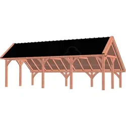 Trendhout douglas kapschuur De Hoeve XL, 885 x 440 cm