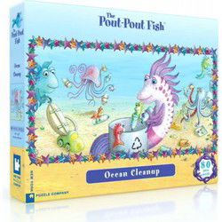 New York Puzzle Company Pout Pout Ocean Cleanup - 80 stukjes