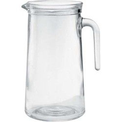 1x Glazen water of sap karaffen 1,1 L - Waterkannen
