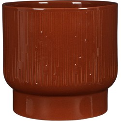 Mica Decorations Thiago Bloempot - 26x26x23 cm - Terracotta - Bruin