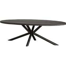 TOFF Selva mango oval diningtable top 1,5 / 2,5 - 240