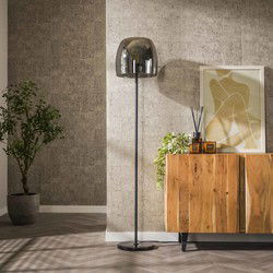 Vloerlamp - Smoke Glas - 35x35x170cm - 1-Lichts - Drift