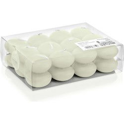 Trend candles Drijfkaarsen - 24x - ivoorwit - 4,5 cm - 4 uren - Drijfkaarsen