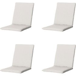 Madison -  Stapelstoelkussen Napels sand - Ca. 97x49 cm - Set van 4