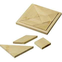 Philos Philos puzzelspel bamboe Tangram - 7 stukjes