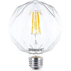 Groenovatie E27 LED Filament Briljant 8W Warm Wit Dimbaar