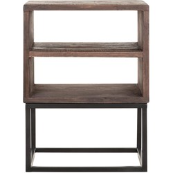 DTP Home Night stand Timber, 2 open racks,60x45x35 cm, mixed wood