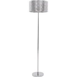 Beliani NUON - Staande lamp-Zilver-Metaal