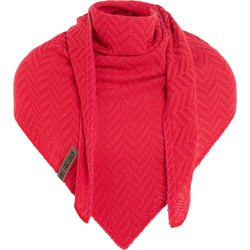 Knit Factory Vera Omslagdoek - Bright Red - 190x65 cm