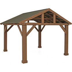 Westmann Houten paviljoen Yukon 1412 - 366x427x330 cm - Bruin