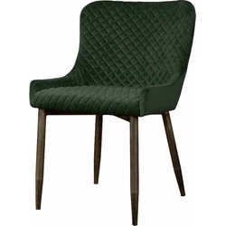 SIDD Oledo sidechair - fabric Bluvel 78 green
