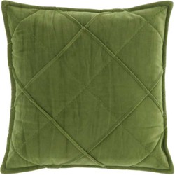 Unique Living - Kussen Doutzen 45x45cm Olive Green