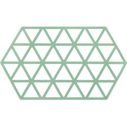 Krumble Siliconen pannenonderzetter Hexagon lang - Groen