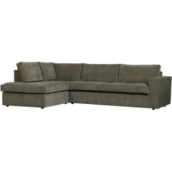 WOOOD Hajo Hoekbank Links - Rib - Forest - 84x283x197