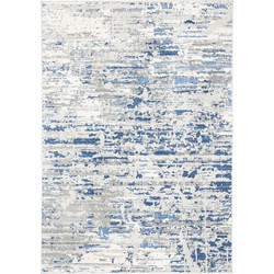 Safavieh Abstract Indoor Woven Area Rug, Jasper Collection, JSP107, in Ivory & Blue, 122 X 183 cm