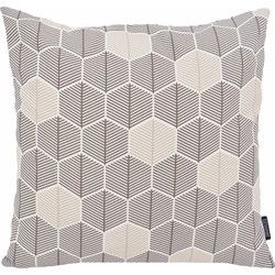 Sierkussen Hexagon Grijs | 45 x 45 cm | Katoen/Polyester