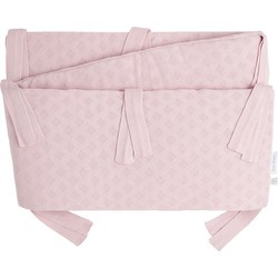 Baby's Only Bedbumper - Bedomrander - Boxbumper - Parkomrander Reef - Misty Pink - 180x30 cm - 100% ecologisch katoen