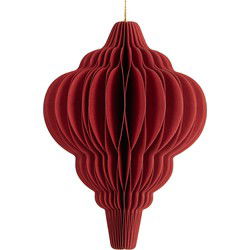 Clayre & Eef Kersthanger Rood Papier