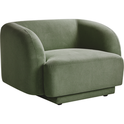 Beliani SKJANES - Fauteuil-Groen-Polyester
