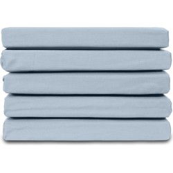 Ten Cate Katoensatijnen Hoeslaken - 140x200 - Licht Blauw