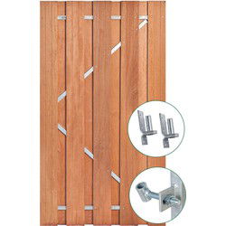 Tuindeur Solide hardhout 100 cm Tuindeco