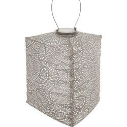 Solarlamp tr d28 cm paisley l.taupe