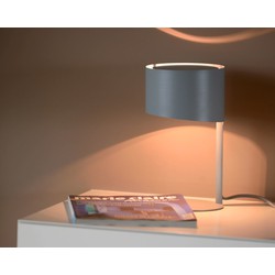 Designer grijze desktop lamp E14 15cm