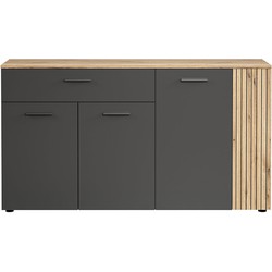 Buffet 3 deuren en 1 lade L150 cm - Esteban