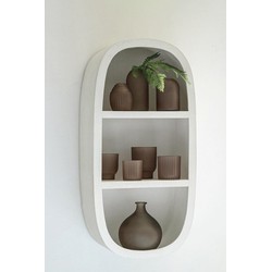 PTMD Wandrek Emmelie - 40x23x81 cm - MDF - Wit
