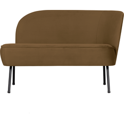 BePureHome Vogue Lounge Fauteuil Rechts - Velvet - Geel - 68x110x65