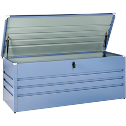 Beliani CEBROSA - Kist-Blauw-Staal