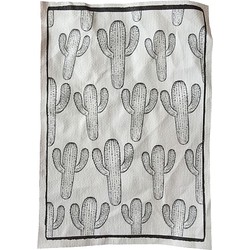 Mo-Ca Pattern Canvas Poster A3 - Cactus