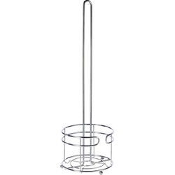 5five Toiletrolhouder - met 4 reservoir - zilver - metaal - 52 cm - Toiletrolhouders