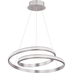 Moderne hanglamp Golli - L:55cm - LED - Metaal - Grijs