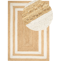 GEMEREK - Vloerkleed - Lichtbeige - 200 x 300 cm - Jute