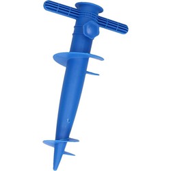 Blauwe parasolvoet / parasolstandaard - Parasolvoeten