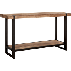 DTP Home Console table Beam,78x140x40 cm,  6 cm recycled teakwood top