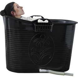 EKEO Zitbad Voor Volwassenen - Bath Bucket - Zwart - 200L