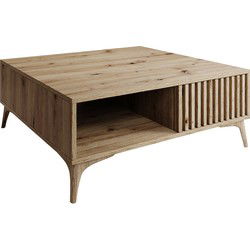 Meubella - Salontafel Evy - Eiken - 80 cm