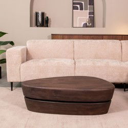 LABEL51 Salontafel Javi - Espresso - Mangohout - 110x80 cm