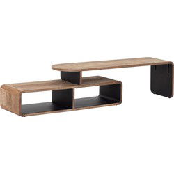 DTP Home TV stand Evo, extendable,45x150x40 cm, recycled teakwood