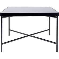 Salontafel Smooth - Vierkant Mat Zwart - 60x60x40cm