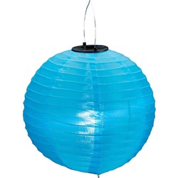 Lampionnen op zonne energie blauw 30 cm - Lampionnen