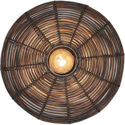Wandlamp Mataka - Bruin - Ø51cm
