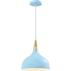 QUVIO Hanglamp rond blauw - QUV5136L-BLUE