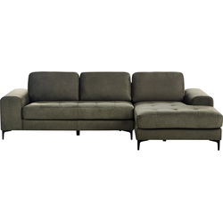 Beliani KIRUNA - Hoekbank-Groen-Polyester